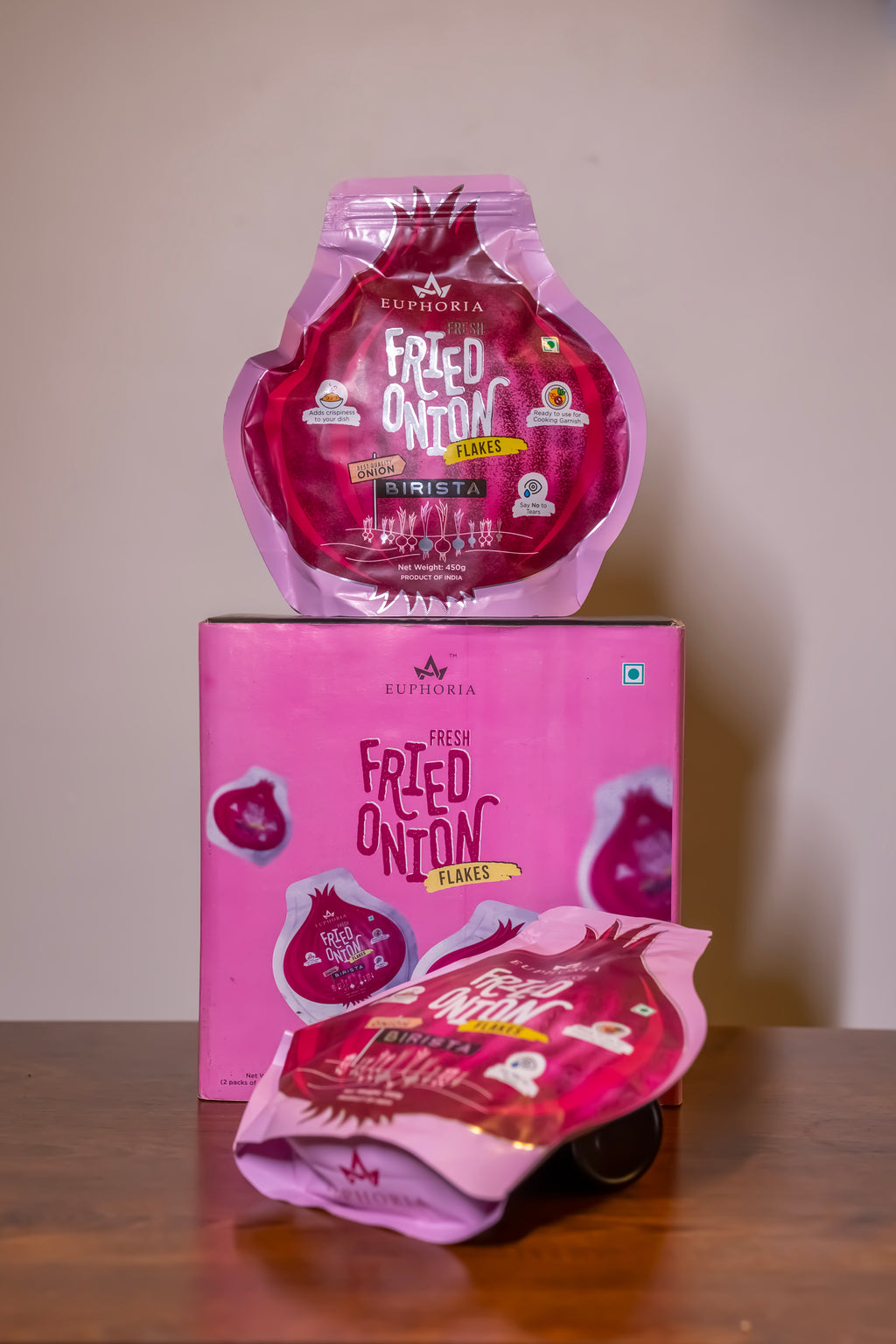 Fried Onion Flakes | Pack of 2 | 900g Total